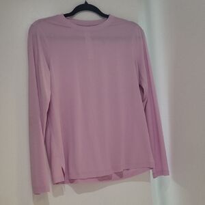 lululemon athletica Soft Pink Long Sleeve Tee